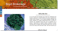 Desktop Screenshot of boydbrokerage.com